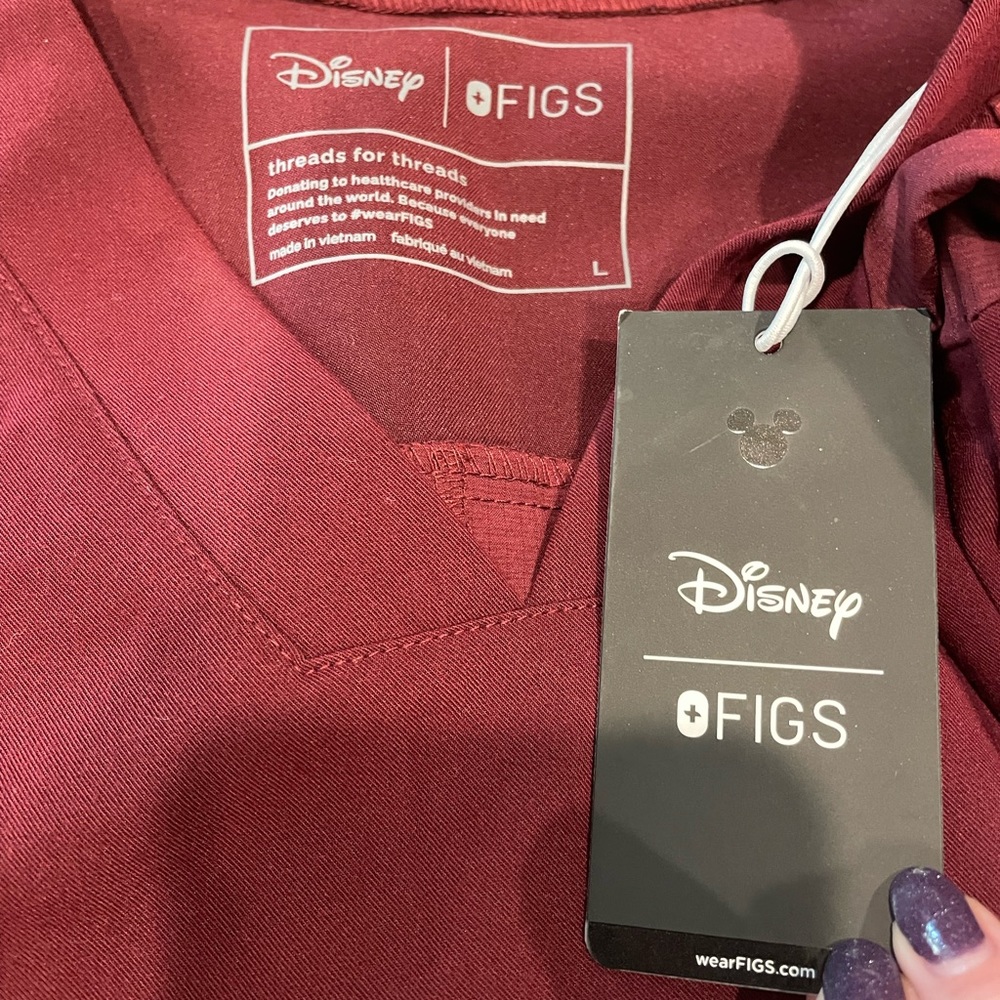 FIGS X Disney Scrub Set NWT
